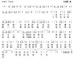 当兵当到天边边简谱-程安国词/王冠群曲