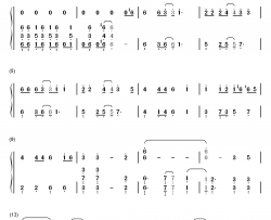 The Day钢琴简谱-数字双手-色情涂鸦