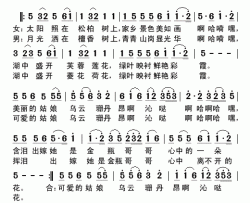 乌云珊丹简谱