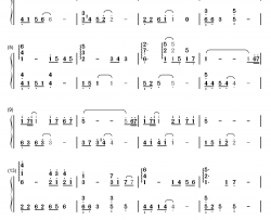 涙のテーマ钢琴简谱-数字双手-柿岛伸次