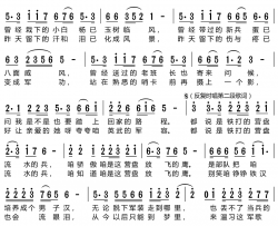 退伍老兵简谱-刘跃强演唱歌曲-小叶子159曲谱