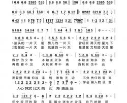 星星点灯简谱