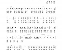 谢谢妈妈简谱-演唱-王wzh制作曲谱