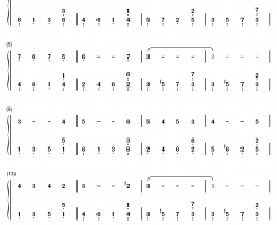 Pavane钢琴简谱-数字双手-Gabriel Fauré