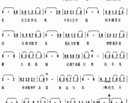 丝路新绿简谱-晓光词/刘青曲白雪平安-