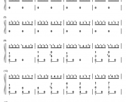 野蜂飞舞钢琴简谱-数字双手-马克西姆