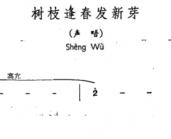 树枝逢春发新芽简谱-声唔、苗族高腔