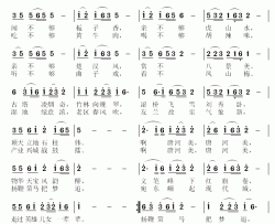 唐河美简谱-桂建廷词 陆新强曲