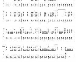 一百万个可能钢琴简谱-数字双手-Christine Welch