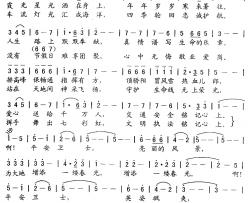 啊！平安卫士简谱-张建中词/张明怀曲
