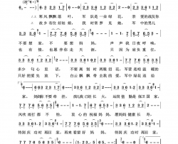 军中绿花军旅歌曲100首简谱