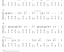 小小葫芦娃钢琴简谱-数字双手-上海市少年宫合唱队