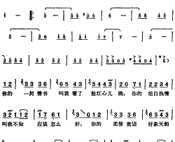 邓丽君演唱金曲：一封情书简谱-林煌坤词/[日]川口真曲