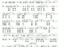 天上草原敖都版简谱-敖都演唱