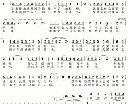 难道我们就这样分手简谱(歌词)-草蜢演唱-张英记谱整理