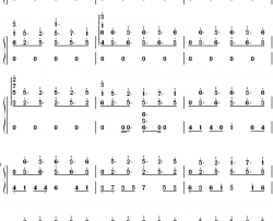 梦、时々钢琴简谱-数字双手-触手猴