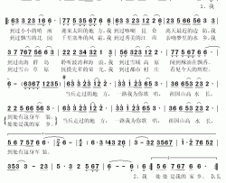 当兵走过的地方简谱(歌词)-耿为华演唱-秋叶起舞记谱