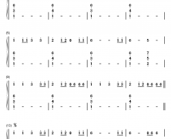 False Alarm钢琴简谱-数字双手-The Weeknd