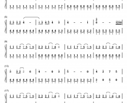 思い出がいっぱい钢琴简谱-数字双手-CoCo