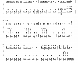 まるかいて地球钢琴简谱-数字双手-浪川大辅