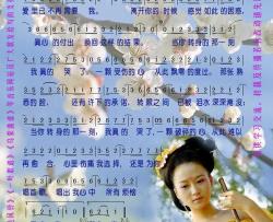 离开你我哭了简谱-陈玉建演唱-心烛001曲谱