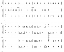 你还要我怎样钢琴简谱-数字双手-薛之谦