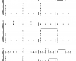 Piano UC钢琴简谱-数字双手-泽野弘之