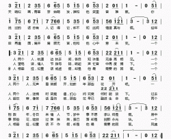 他和他简谱(歌词)-HITA演唱-桃李醉春风记谱