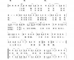 月亮之歌（尤小刚词郭小笛曲）简谱-许丽娟演唱-王wzh制作曲谱