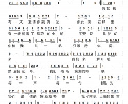 爱的船依然君第85首曲作品简谱-朱清秀演唱-孙仪/依然君词曲
