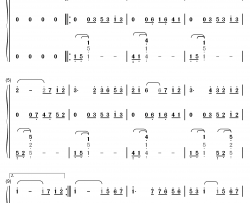 伦敦德里小调钢琴简谱-数字双手