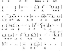 看一看这神奇的地方简谱-电视剧《贺兰雪》主题曲