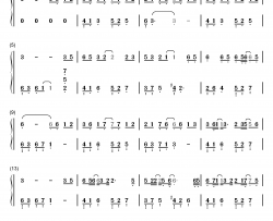 君不见钢琴简谱-数字双手-艾辰 璟年 屿汐 麓七