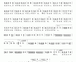 ​情歌唱给情人听简谱(歌词)-冷漠演唱-桃李醉春风记谱