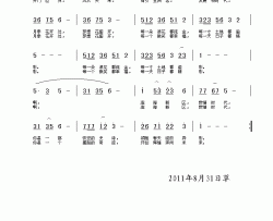 开创辉煌奔向未来简谱