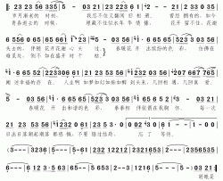 春暖花开简谱-李思源词曲、李玲玉演唱李玲玉-