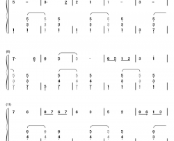 青春啊，青春钢琴简谱-数字双手-关贵敏