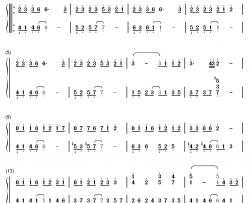 きみと恋のままで終われないいつも夢のままじゃいられない钢琴简谱-数字双手-仓木麻衣