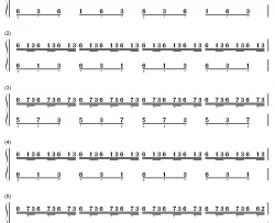 Tema de Sira钢琴简谱-数字双手-Cesar Benito