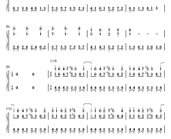 幽雅に咲かせ 墨染の桜 ～ Border of Life钢琴简谱-数字双手-东方Project