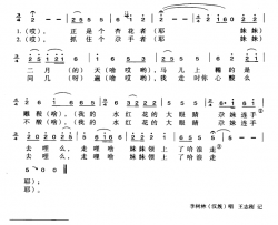 我走时你心酸吗不酸简谱-