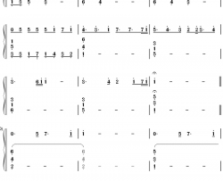 光（Hikari）钢琴简谱-数字双手-宇多田光