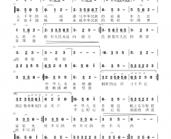 势不可挡简谱-军哥演唱-张全安/张全安词曲