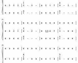 相爱的那天钢琴简谱-数字双手-谭维维