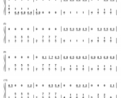 烟火里的尘埃钢琴简谱-数字双手-华晨宇