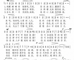 来到海上简谱-恩利科·卡鲁索演唱