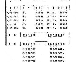 [前苏联]我们是熔铁匠简谱