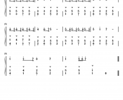 请吃红小豆吧片尾曲钢琴简谱-数字双手-红小豆