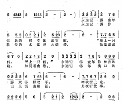 外婆简谱-肖正民词 肖正民曲