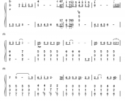 追寻钢琴简谱-数字双手-孙楠